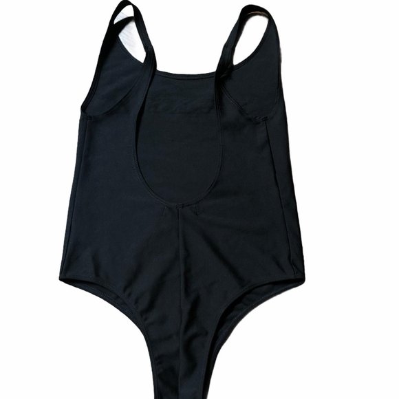 Obey Women's Black Worldwide Outline 1 Piece Swim - Picture 3 of 4